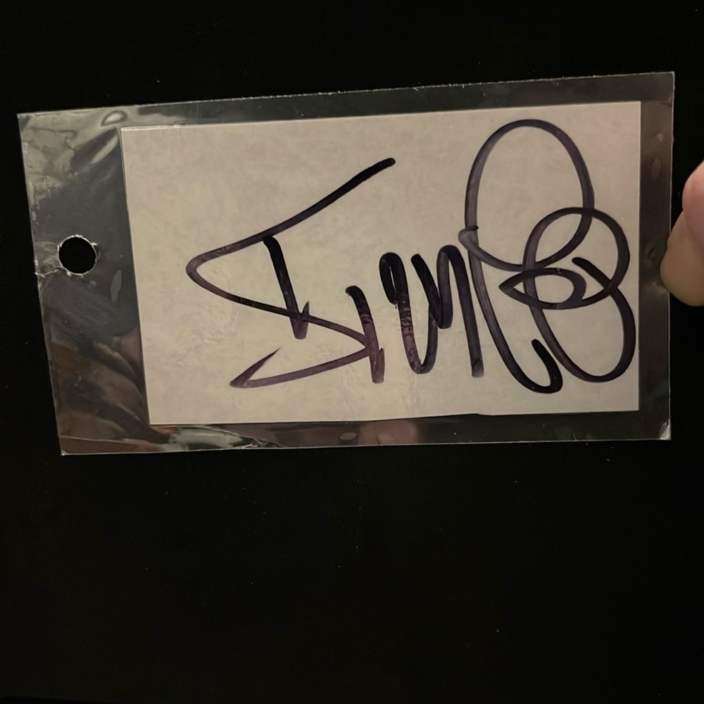✨ Iggy Pop Autographed 2003 Backstage Pass | Deck the Hall Ball 🎤